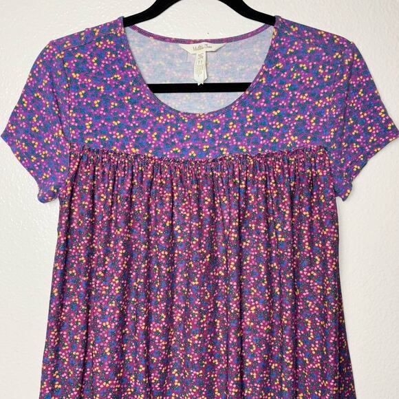 Matilda Jane Walking On a Cloud Mesh Babydoll Top Purple Women's Size Medium - Picture 6 of 16